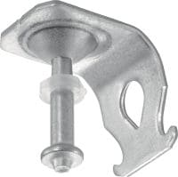 Slide 1 of 1 (selected): X-CX ALH Ceiling clip with nail Ceiling clip with pre-mounted, ultimate-performance nail