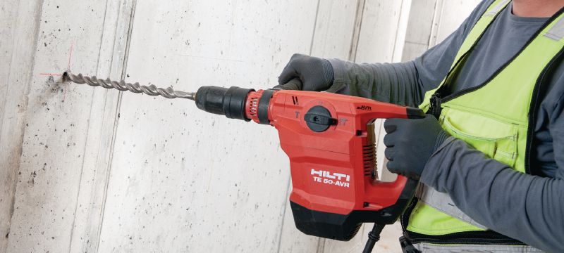 TE 50-AVR Rotary hammer Compact SDS Max (TE-Y) rotary hammer for drilling and chiselling in concrete Applications 1