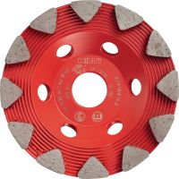 SPX Fine Finish diamond cup wheel Ultimate diamond cup wheel for angle grinders – for finishing grinding of concrete and natural stone