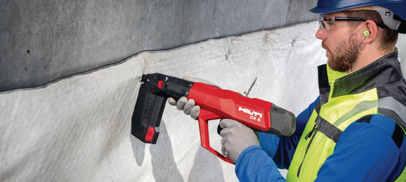 X-U MX steel/masonry nails (collated) High-performance collated nails for fastening to concrete and steel using powder-actuated tools Applications 1