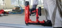 BX 3-L-22 cordless concrete nailer (longer nails) Nuron battery-powered cordless nailer for longer nails (max. 36 mm│1-13/32) when fastening drywall track and light-duty materials to concrete, steel and masonry Applications 2
