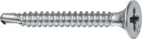 S-DD 01 Z Self-drilling drywall screws Single drywall screw (zinc-plated) for fastening plasterboard to metal